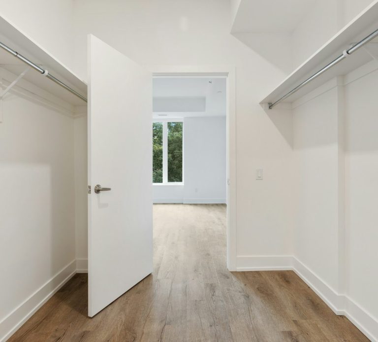 Shaker-style internal door in painted finish